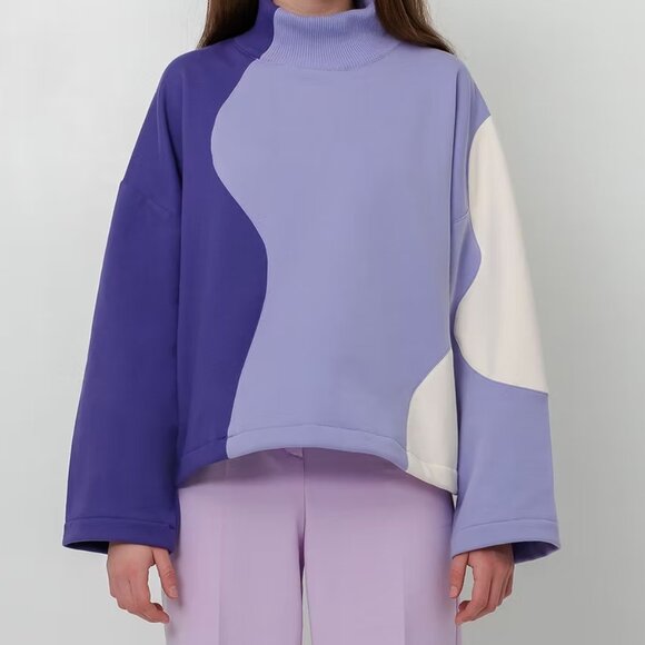 Colorblock Women's Sweater - Picture 1 of 3